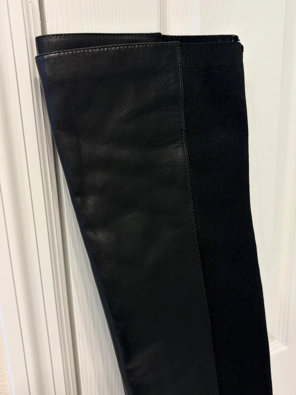 Sam Edelman Natasha Over The Knee Leather Boots Black 8